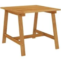 vidaXL Gartentisch Garten-Esstisch 88x88x74 cm Massivholz (1-St)