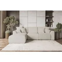 99rooms Ecksofa Gusto, Sofa L-Form, Eckcouch, mit Schlaffunktion, abnehmbaren Rückenkissen, Bezug-Cordstoff POSO