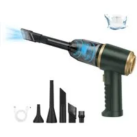 FANNOU Akku-Handstaubsauger 3 in 1 Auto-Staubsauger 5000PA Handstaubsauger Kabellos, 60 W, USB aufladbar Mini Staubsauger für den Auto, Haus, Küche, Tierhaare