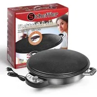 Scheffler Crêpesmaker Ø50cm Fladenbäcker, große Backplatte, Temperaturregler, 2300,00 W, Ø 50 cm, Temperaturregler, antihaftbeschichtet, Edelstahl Griffe