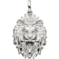 JOBO Kettenanhänger Anhänger Löwe Löwenkopf, 925 Silber 28 mm