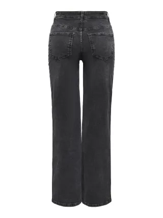 JDY - JDYFELINA-FINA HW WIDE DNM JEAN DARKGREY Dark Grey Denim - Gr. - 34