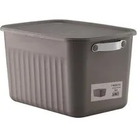 Luxury Bites Aufbewahrungsbox mit Deckel, 20L-15L -10L BPA-freie Kunststoff, nestbar und stapelbar (6 Farben, 9 Farbkombiationen, 3er Set)