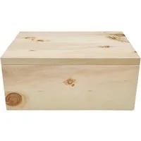 ERST-HOLZ Brotkorb Brotbox aus Zirben Holz mit Schneidebrett