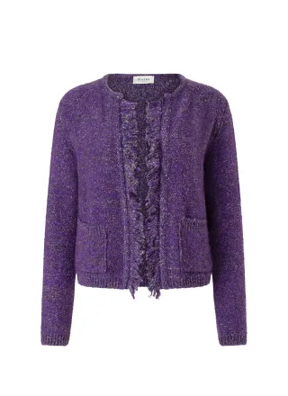 MAERZ Muenchen - Strickjacke 1/1 Arm mythical violet - Gr. - 36