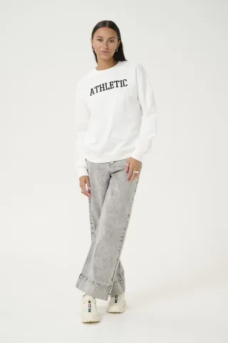 Sweatshirt Loose fit Chalk white