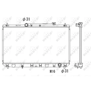 NRF K?hler f?r Antriebsbatterie Toyota Camry V2 2,2