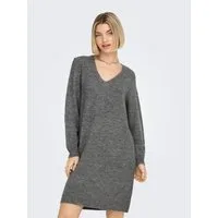 JDY Strickkleid JDYELANORA L/S V-NECK DRESS KNT NOOS