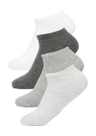 s.Oliver - Sneakersocken grau/weiß - Gr. - 44.5
