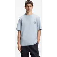 HUGO T-Shirt Nucavo mit Artwork, regular fit