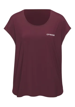 Copenhagen Studios CS Performance T-Shirt wine red - Gr. - XS