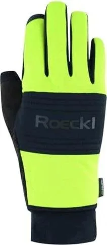 Roeckl Vinadi Extra Warm Handschuhe lang fluo yellow/black 7