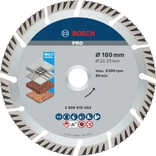 Bosch PRO Diamanttrennscheibe Standard for Universal 180 x 22,23 (10er-Pack) - 2608615064