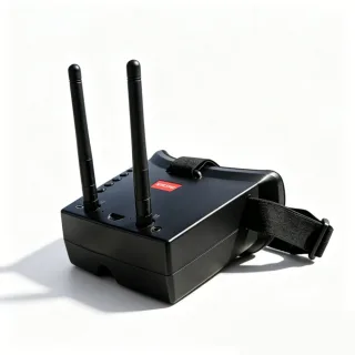 SLONWAKE FPV Goggles 3 Inch 5.8GHz 56CH Ultra Low Latency DVR FPV Headset 480×320 Dual Antenna Built-in Microphone TF Ca