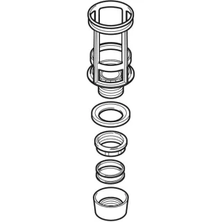Geberit Bassin für hochhängende Spülkasten 215052111