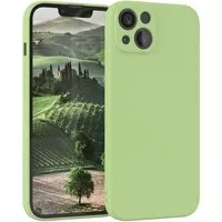 EAZY CASE Handyhülle für Apple iPhone 13 Hülle Silikon 6,1 Zoll, Smart Slimcover Matt Silikon Schutzhülle mit Kameraschutz tpu Grün