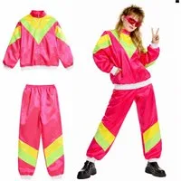 Costumed Kostüm Overall Retro – 80er-Jahre Kostüm im klassischen Vintage-Look Fasching