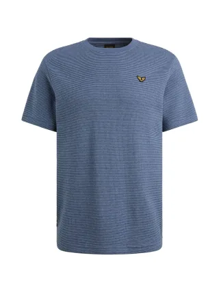 PME Legend - two tone textured stripe bijou blue - Gr. - XXXL