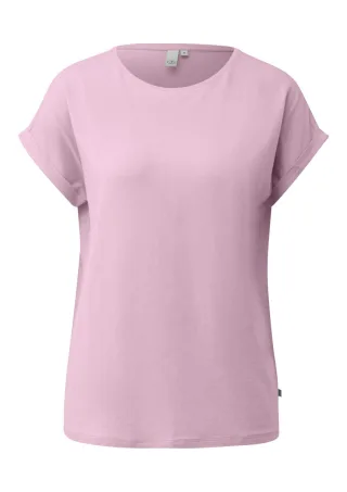 Q/S designed by - Loose Fit-Shirt im Lyocellmix pink - Gr. - XL