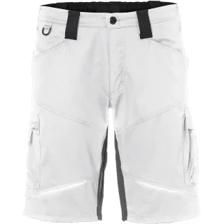 KÜBLER ACTIVIQ Stretchshorts weiß/anthrazit 66 - 2950 5231-1097-66