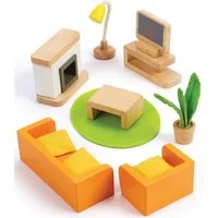 Hape Puppenhausmöbel Wohnzimmer