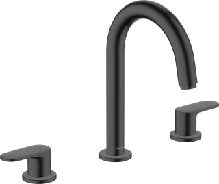 Hansgrohe 3-Loch Waschtischarmatur Vernis Blend mattschwarz, 71553670 71553670