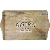 KESPER® Servierplatte Serviertablett "Bistro" aus Melamin, 48 x 30 x 3,5 cm, (1-tlg)