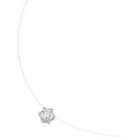 Firetti Kette mit Anhänger Schmuck Geschenk, Solitär, Glamouröse Optik, mit Zirkonia (synth)