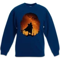 Urban Backwoods Sweatshirt Djarin Landscape Kinderpullover Star Din Rebel Mandalorian Wars Baby (1-tlg) Yoda X Grogu Wing