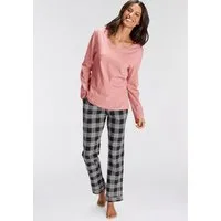 H.I.S Pyjama (Set, 2 tlg) mit karierter Schlafhose