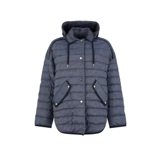 Herno Wattierte Jeansjacke