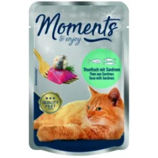 MOMENTS Adult Thunfisch mit Sardinen 24x70 g
