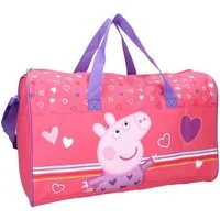 Peppa Pig Sporttasche Freizeittasche für Schule Sport und Ausflüge 40 × 19 × 24 cm