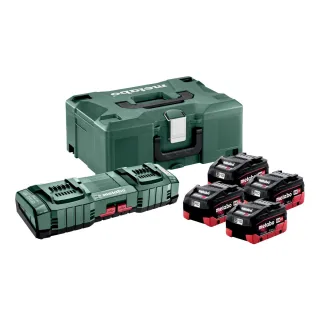 Metabo Basis-Set 4x LiHD 5.5Ah ASC 145 DUO + metaBOX 145 - 685180000