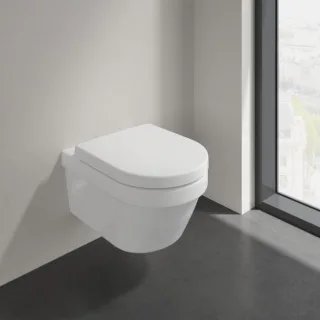 Villeroy & Boch Architectura Wand WC 5684R001 Tiefspüler, weiß, Abgang waagerecht, spülrandlos