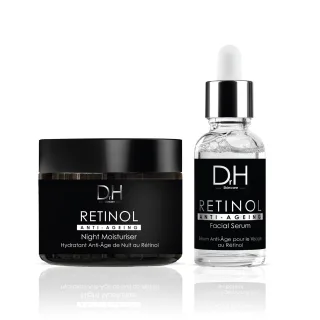 Dr H Retinol Anti-Ageing Nachtcreme 60 ml + Retinol Anti-Ageing Gesichtsserum 30 ml