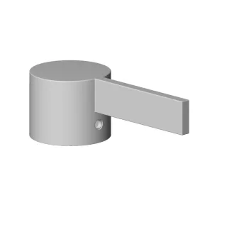 Dornbracht Hebel Ersatzteile 092097063 47 x 39 x 116 mm Platin gebürstet 092097063-06