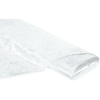 Pannesamt, weiß