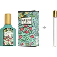 GUCCI Duft-Set Flora Gorgeous Jasmine Eau de Parfum (EDP) Damen Spray, Blumig-süßer Duft mit Jasmin, Mandarine und Sandelholz - mit Reiseduft