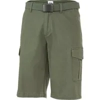 Tom Ramsey Cargobermudas aus robustem Baumwoll-Stretch-Gewebe und mit Gürtel