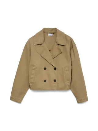 VERO MODA - VMLOWA LS COLORED DNM TRENCHCOAT Kelp - Gr. - S