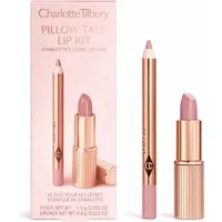 CHARLOTTE TILBURY Lippenpflege-Set Pillow Talk Duo Lip Set 1,5g Lippenstift & 0,8g Lipliner