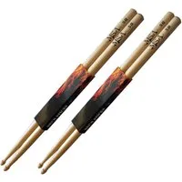 MSA Drumsticks 2 Paar Trommelstöcke, Schlagzeugstöcke, Sticks, Ahornholz 5A