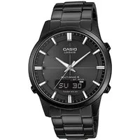 Casio Funk Funkchronograph LCW-M170DB-1AER, Solaruhr, Armbanduhr, Herrenuhr, Funkuhr, Edelstahlarmband, Saphirglas