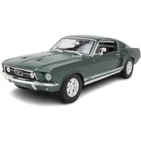 Maisto® Modellauto Ford Mustang GTA Fastback 1967 grün metallic, Maßstab 1:18