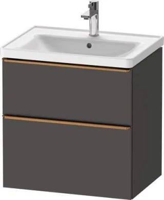 Duravit D-Neo Waschtischunterbau wandhängend Graphit Matt 634x452x625 mm - DE4354004490000 DE4354004490000