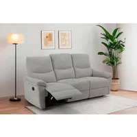 Home affaire 3-Sitzer ODILON, Sofa 167 cm, Federkern, Struktur-Bezug, 105°-150° Relax- und Liegeposition manuell/elektrisch, USB A/C
