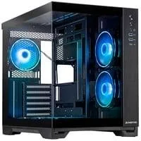 Visio GM-30B-TG-OP, Tower-Gehäuse schwarz, Tempered Glass x 2