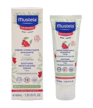 Mustela Bebe Beruhigende Feuchtigkeitsgesichtscreme 40 ml