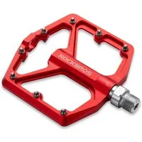 ROCKBROS Fahrradpedale Rennrad Pedale Aluminium Plattform Pedale 9/16 Zoll (Ultraleicht Antirutsch Fahrrad Pedale für MTB E-Bike Stadtrad)